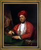 Gilbert Stuart William Woollett Framed Premium Canvas Print, 21"x28"