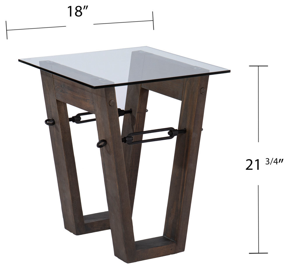Kian Reclaimed Wood End Table