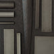Plain Large Semi-Flush, Dark Smoke Finish, Sand Glass