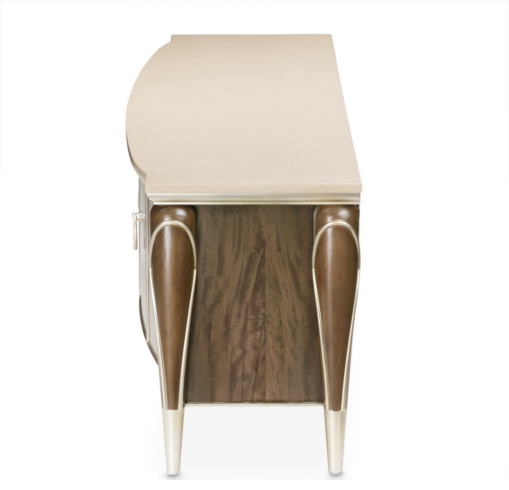 Villa Cherie Media Cabinet - Hazelnut