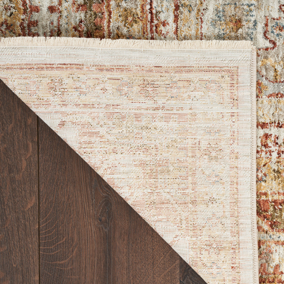 Nourison Home 5'3"x7'8" Petra Ivory Multicolor Area Rug