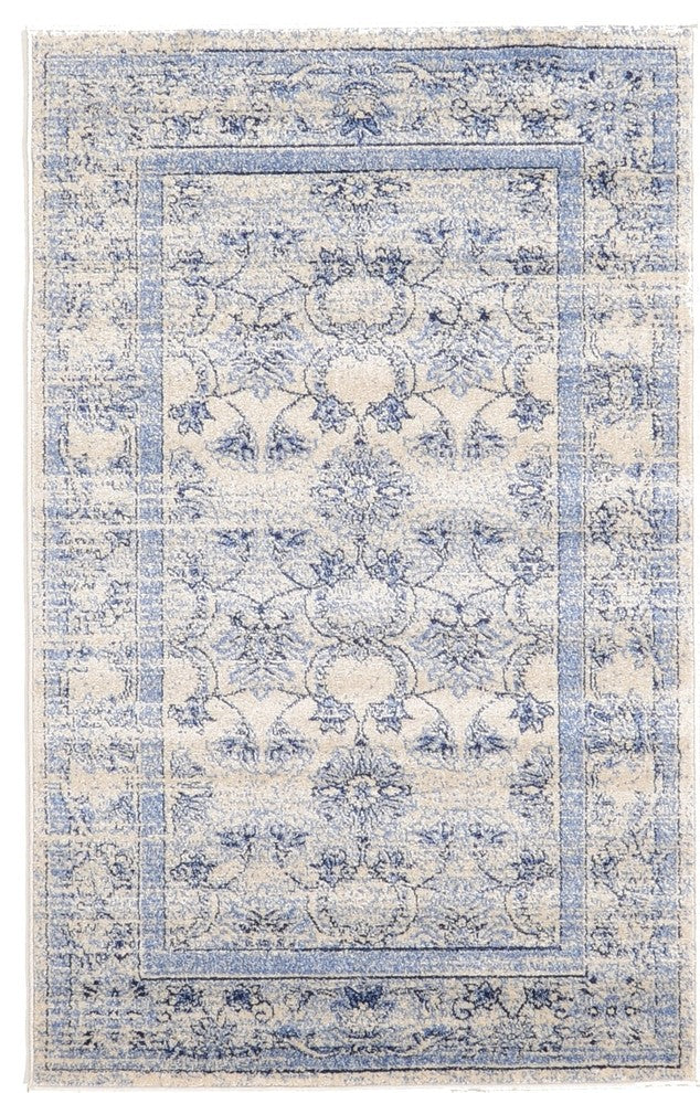 Rug Unique Loom La Jolla Blue Rectangular 3' 3 x 5' 3