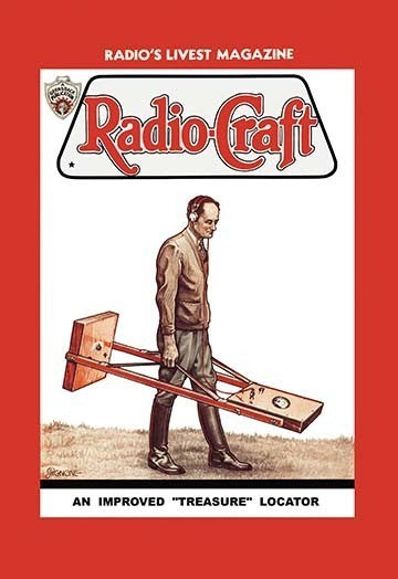 Radio-Craft: An Improved Treasure Locator - Fine Art Giclee Print 24" x 36"