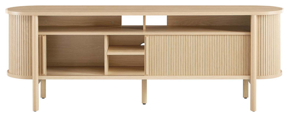 Cadence 71" TV Stand, Oak