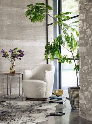 Aurora Swivel Chair-Knoll Natural