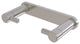 Fresno Rollerless Toilet Paper Holder, Satin Nickel
