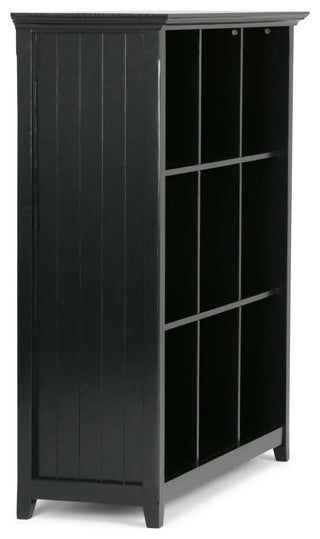 Acadian SOLID WOOD 9 Cube Bookcase and Storage Unit, Black