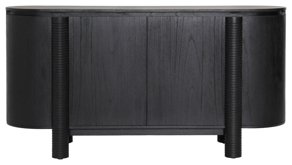 Starlight 63" Wide Sideboard, Black