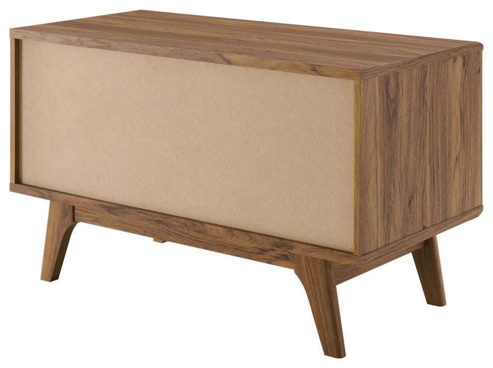 Render Vinyl Record Display Stand Walnut