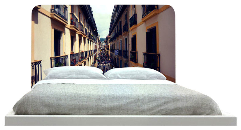 "Apartment Overlooking Street" Headboard