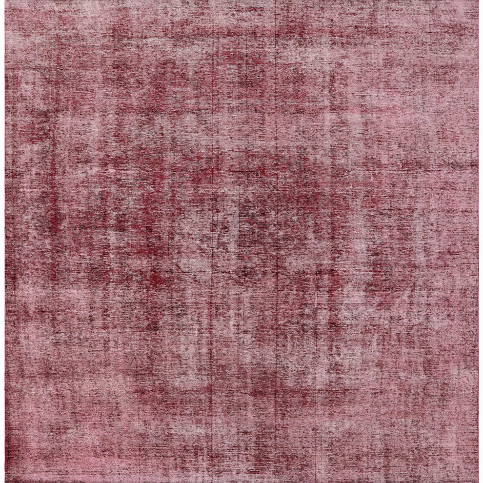 Ahgly Company Indoor Square Mid-Century Modern Area Rugs, 6' Square