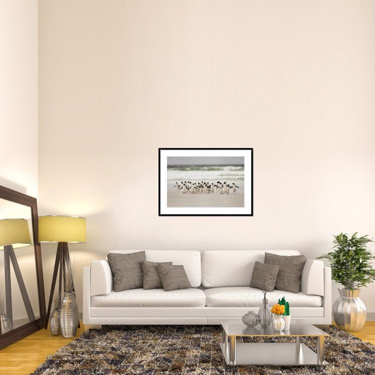 "Desembarco" Framed Digital Print by Joan Gil Raga, 44x32"