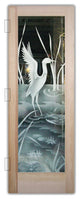 Interior Prehung Door or Interior Slab Door - Cranes A - Douglas Fir (stain...