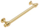 Utopia Alley Zinc Cabinet Knob,  Polished Gold, 6.3", 1 Pack