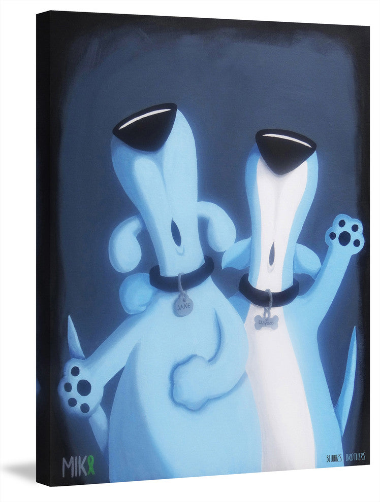 Marmont Hill, "Blues Brothers" by Mike Taylor Painting on Wrapped Canvas, 40x52