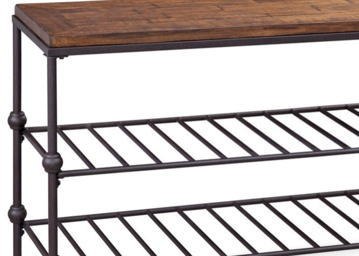 Emery Console Table - Brown