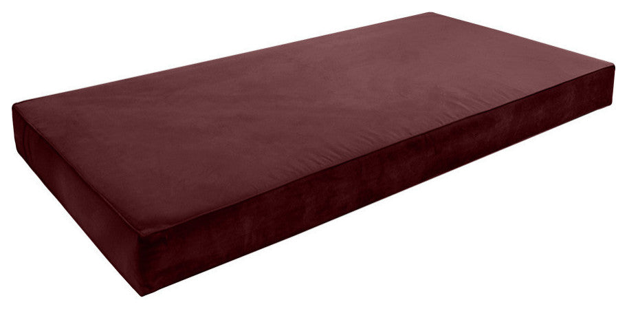 Same Pipe 6" Twin-XL 80x39x6 Velvet Indoor Daybed Mattress |COVER ONLY|-AD368