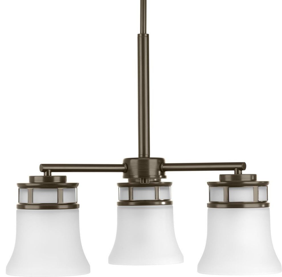 Cascadia 3-Light Chandelier, Antique Bronze