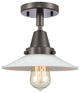 INNOVATIONS LIGHTING 447-1C-OB-G1 Halophane Flush Mount