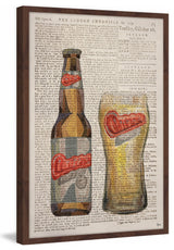 "Carlsberg Time" Framed Painting Print, 24"x36"