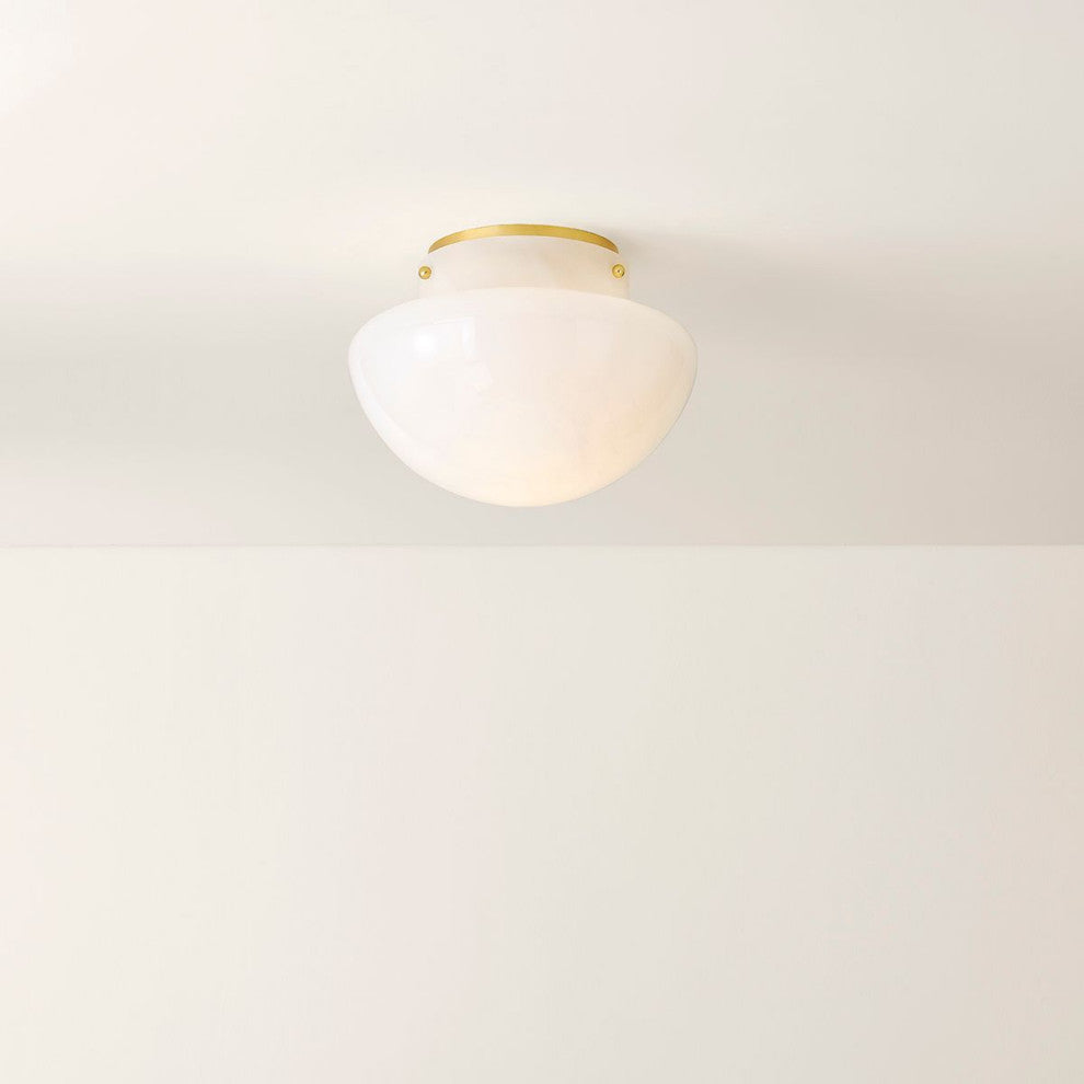 Mitzi Lilou Flush Mount Aged Brass