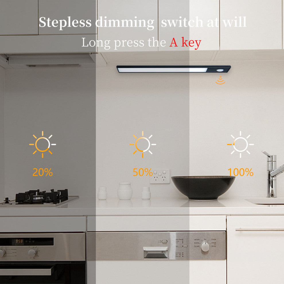 4 Packs LED Closet Light, Brightness and Color Temperature Adjustable, 62-LED