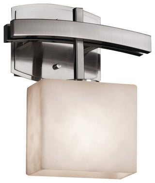Clouds Archway 1-Light Wall Sconce, Rectangle, Clouds Shade