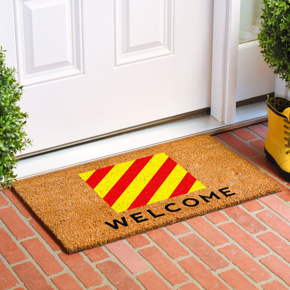 Calloway Mills Nautical Personalized Doormat, Letter Y