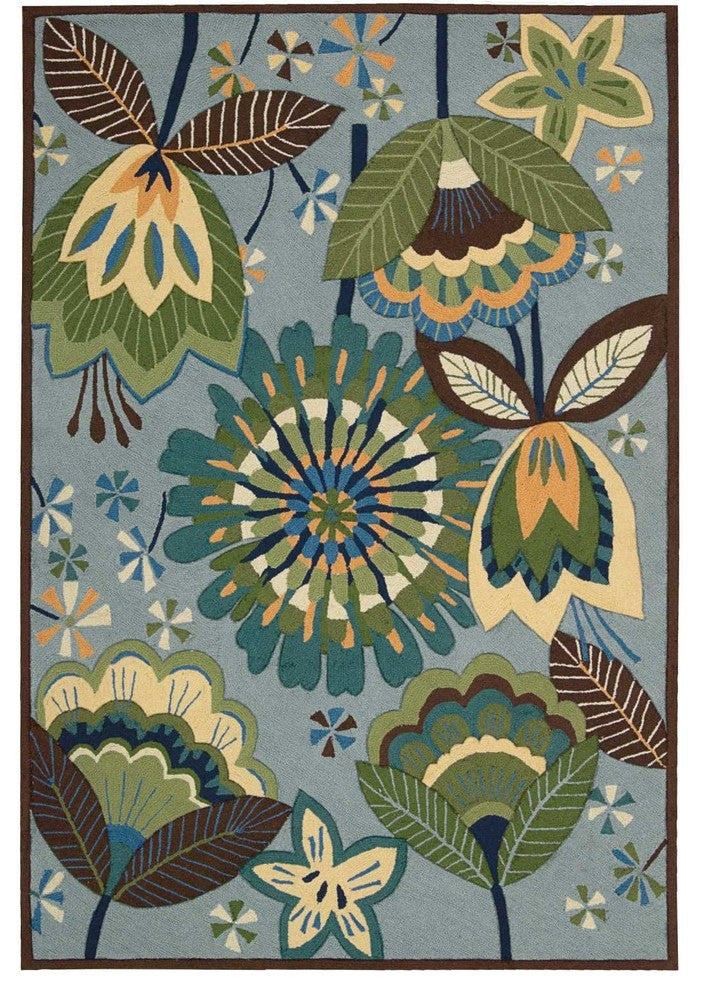 Nourison FANTASY 115 AQUA RUG