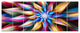 Exotic Multi Color Flower Petals, Floral Canvas Art Print, 83"x32", 7 Panels
