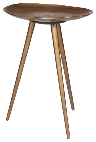 Uttermost - 24938 - Accent Table - Lily Pad - Antique Brass