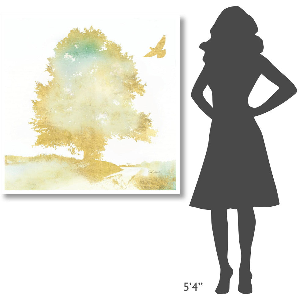 "Dream Tree II" Digital Paper Print by Sue Schlabach, 42"x42"