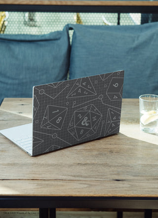 Charcoal Dungeons & Dragons Peel & Stick Wallpaper