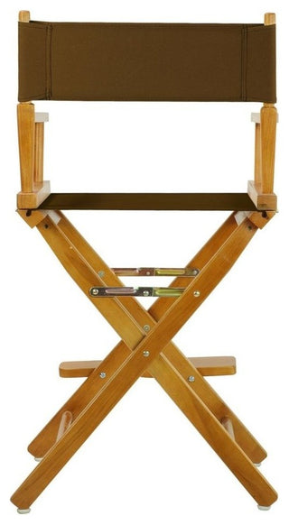 024" Director's Chair Honey Oak Frame-Brown Canvas
