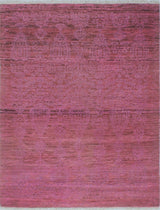Overdyed Chobi Zarghona Purple/ Rug, 4'11x6'2