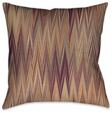 Laural Home Muted Chevron Marble 18" X 18" Indoor Decorative Pillow