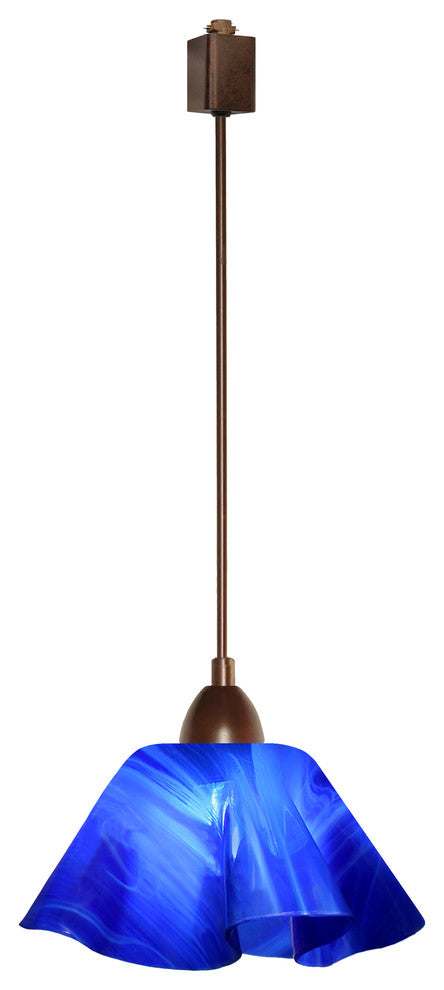 Jezebel Radiance Lily Track Light, Small, Cobalt Blue