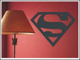 Superman Wall Decal, 22", Mustard