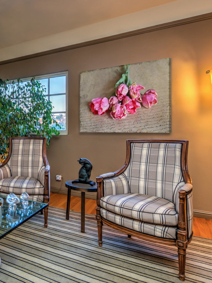 "Tulip Still Life" Print on Canvas by Sylvia Cook