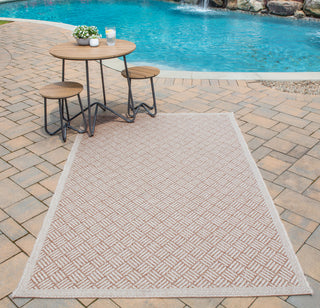 Momeni Como COM-4 Area Rug, Tan, 3'11"x5'7"