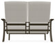 St. Catherine Deep Seat Outdoor Loveseat, Grasscloth Buff/Beachwood