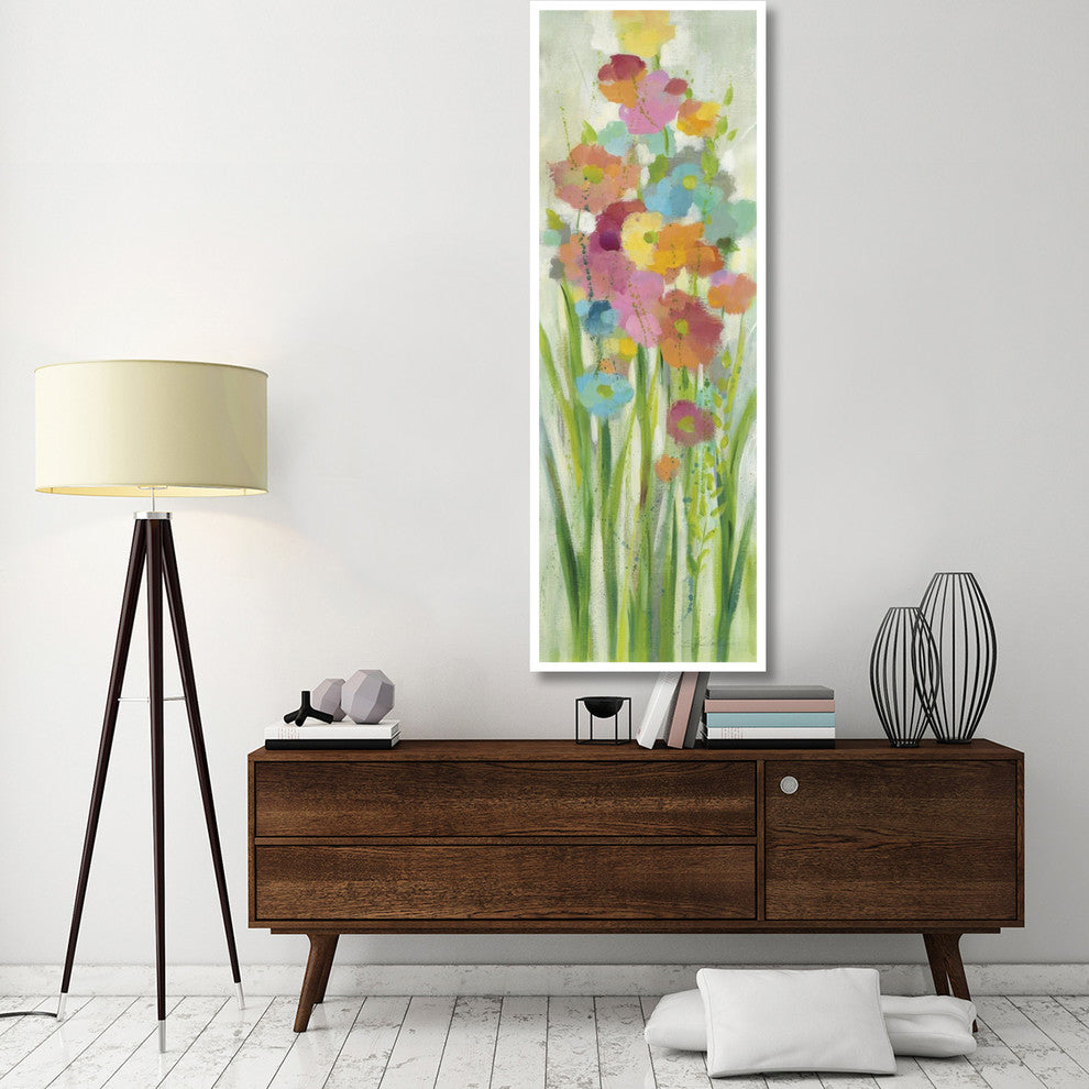"Long Stem Bouquet I" Digital Paper Print by Silvia Vassileva, 26"x74"