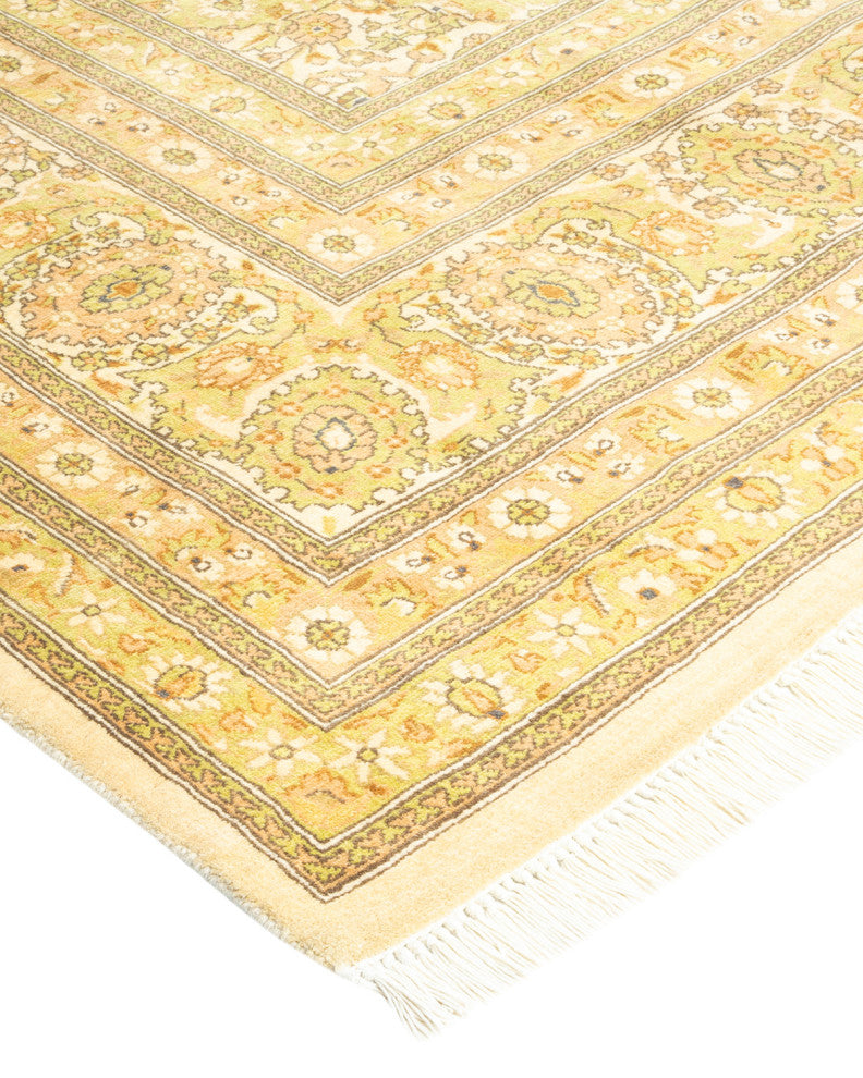 Mogul, One-of-a-Kind Hand-Knotted Area Rug Ivory, 6' 1" x 9' 2"