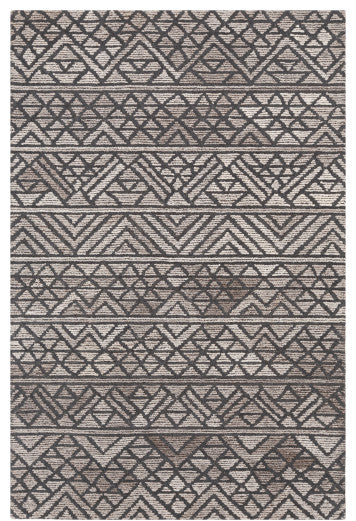 Surya Tahoma TMO-1002 8'x10' Rug, Camel/Charcoal/Dark Brown/White