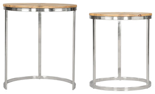 Bari Coffee Table Set (2-Piece) Natural