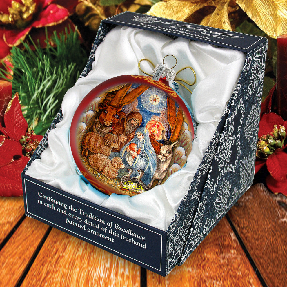 The Birth of the Bright Star Glass Ornament Limited Edition