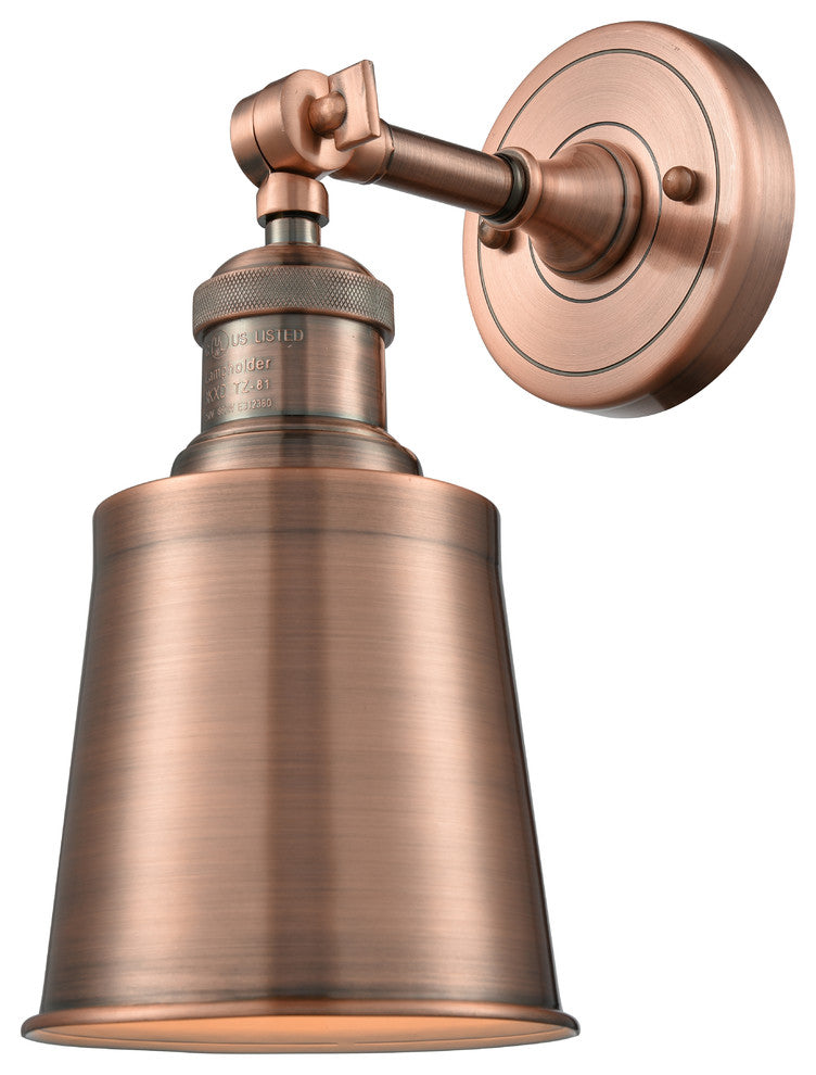 Franklin Restoration Addison 1 Light Wall Sconce in Antique Copper