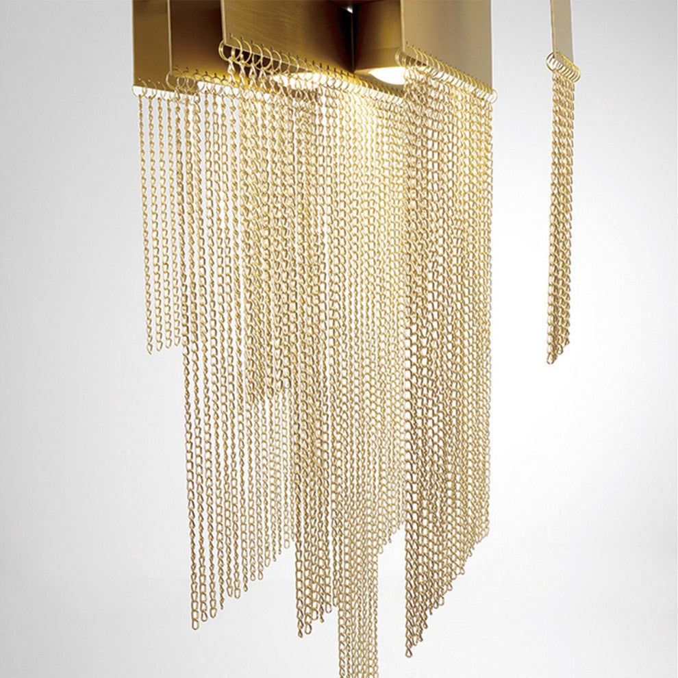 Bloomfield 2-Light Pendant, Gold