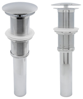 Rectangular White Porcelain Vessel Sink with Drain, Chrome