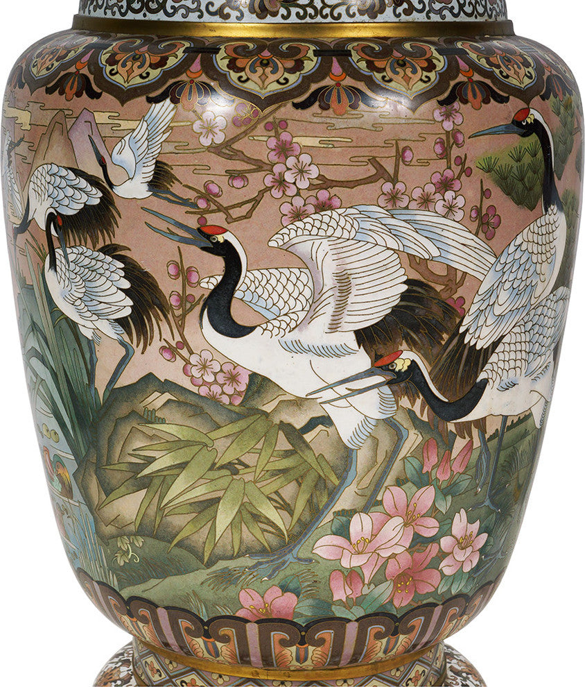 Consigned Antique Chinese Cloisonne Vase